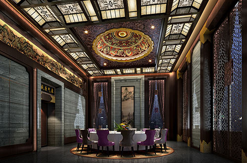 章贡低调奢华的新中式酒店设计效果图